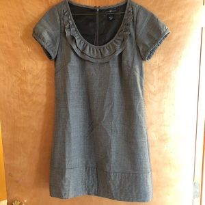 SOLD ❌ Gap black/grey ruffle wool dress